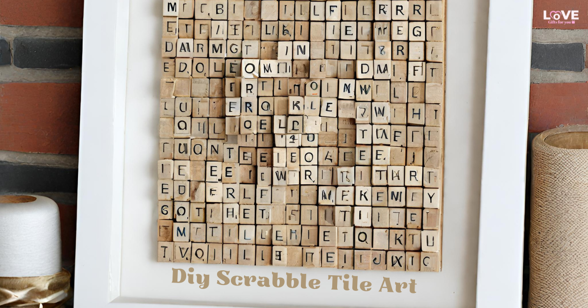 Diy Scrabble Tile Art