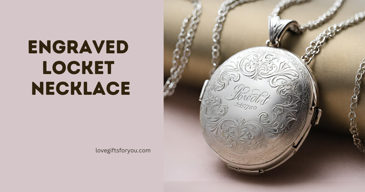 Engraved Locket Necklace